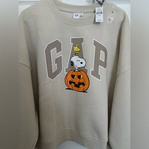 Brand New GAP Snoopy Fall Halloween Sweatshirt - XL